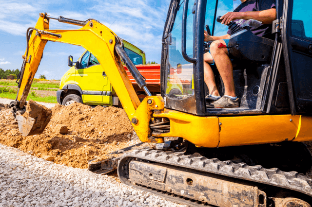 Louer un engin de chantier