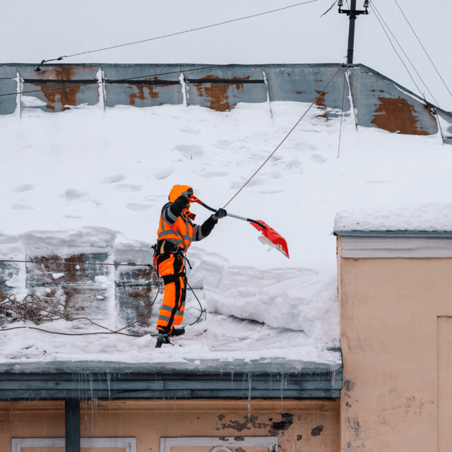 Clear the snow off the roof.