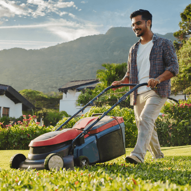 Grass trimming and mowing